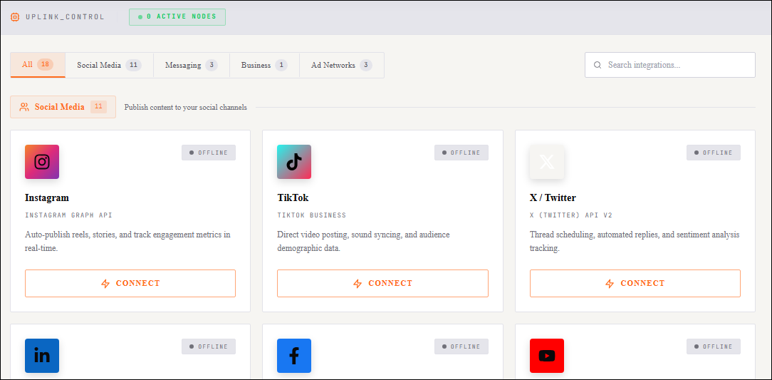 Integrations preview