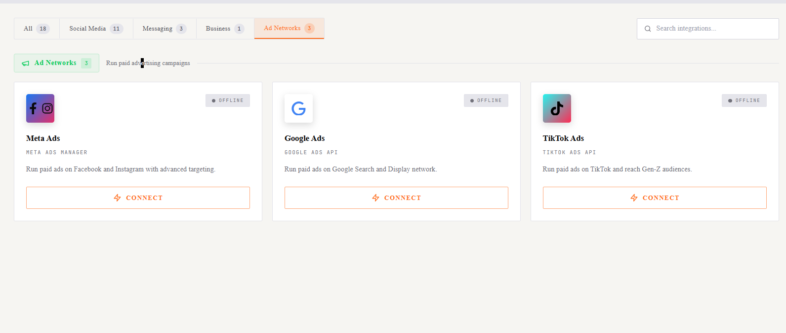 Paid Ads preview