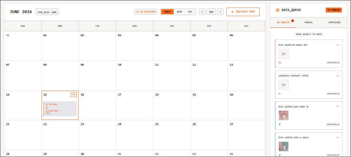 Social Calendar preview
